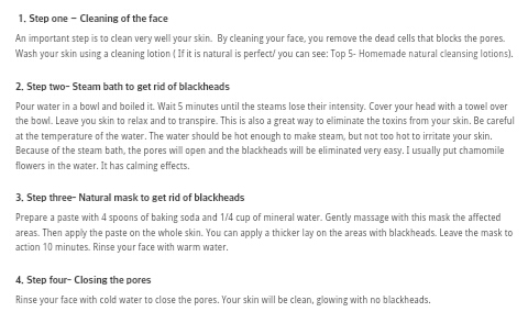 Black Heads Bygone So Quick !:!:!:!