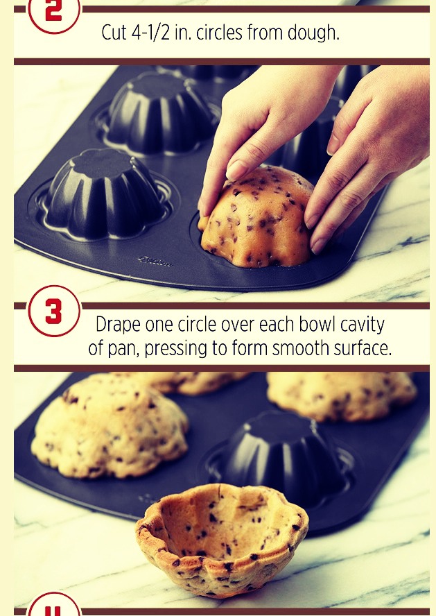 Chocolate Chip Cookie Bowl! Amazing For Ice Cream :)