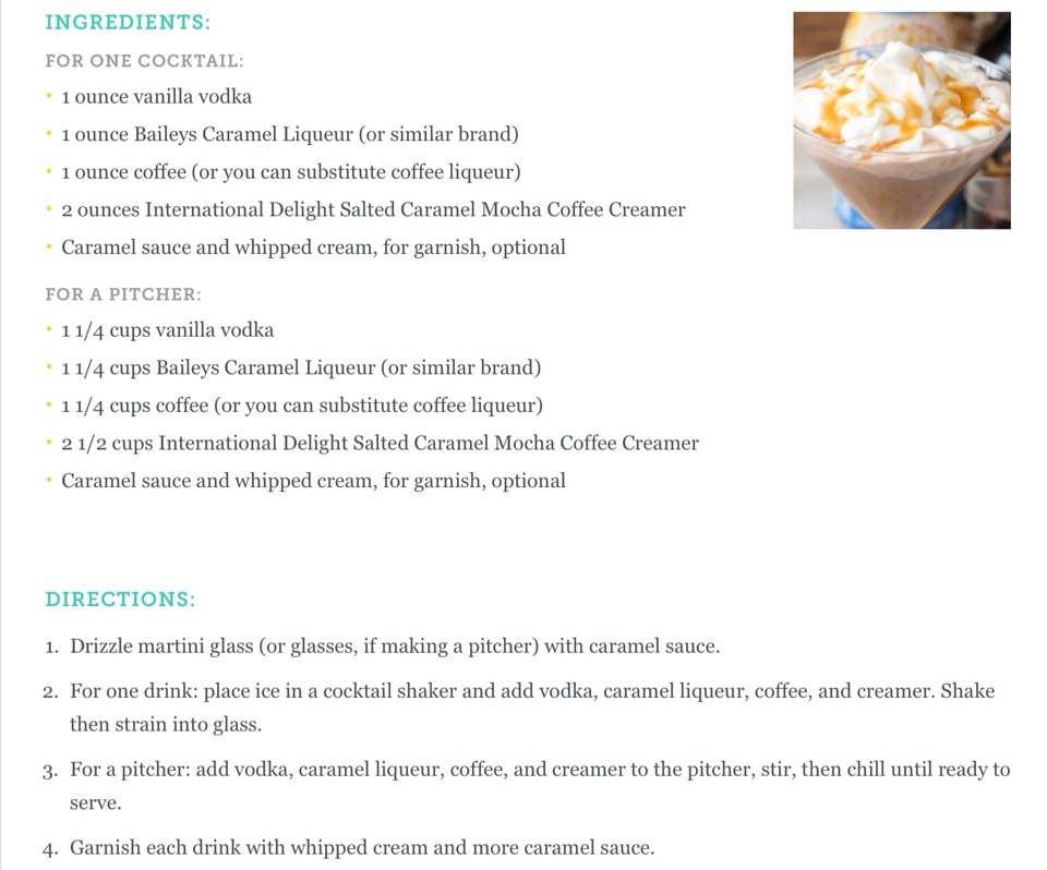 SALTED CARAMEL MOCHA MARTINI