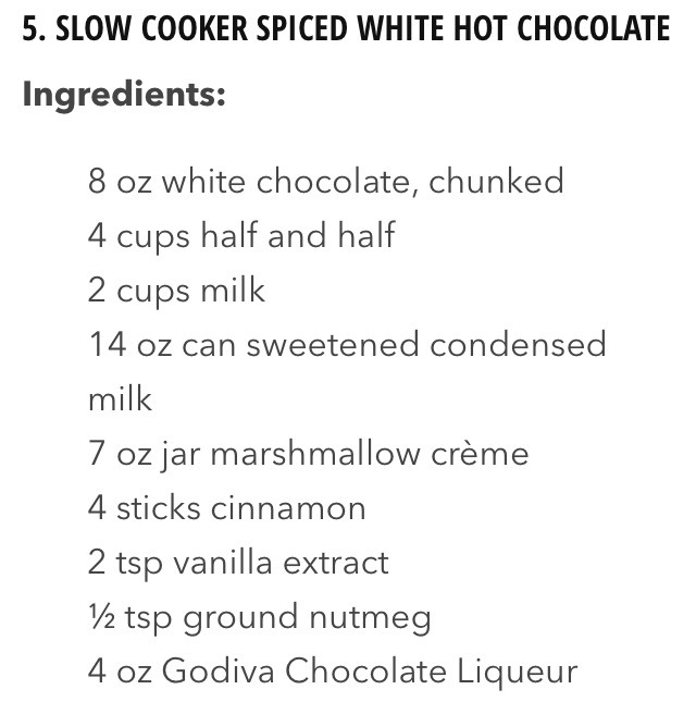 π Adult Hot Chocolate Recipes!