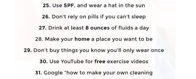 50 Healthy Habits Every Girl Should Have!!