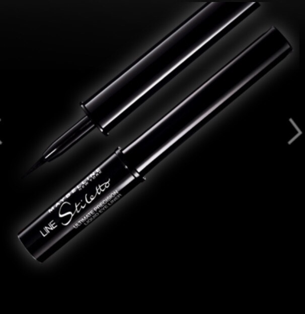 I love this stuff I like a thin line over my lashes so I used line stiletto ultra Percision by Maybelline