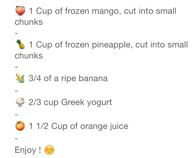 Pineapple Smoothie 