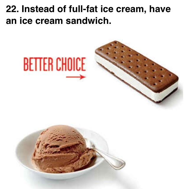 26 Food Swaps To Make You Healthier.. Including Ice Cream!
