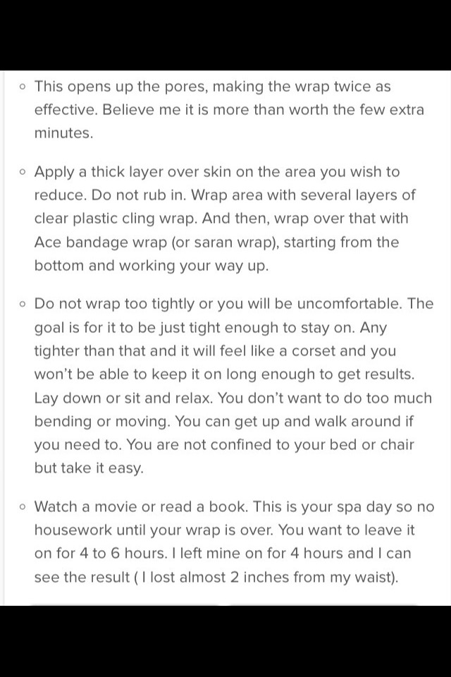 Why Spend Money On Body Wraps ??? You Can Do Them For Free !!!!! It Works For Free❤️❤️❤️❤️