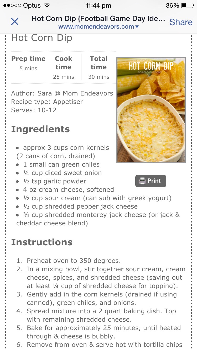 Hot Corn Cheese Dip