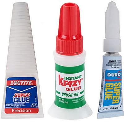 You can use super glue to close up small flesh wounds.
Pinner says: “Dang! this really works (if you can call up the coordination to not glue things together you don’t want glued)!”