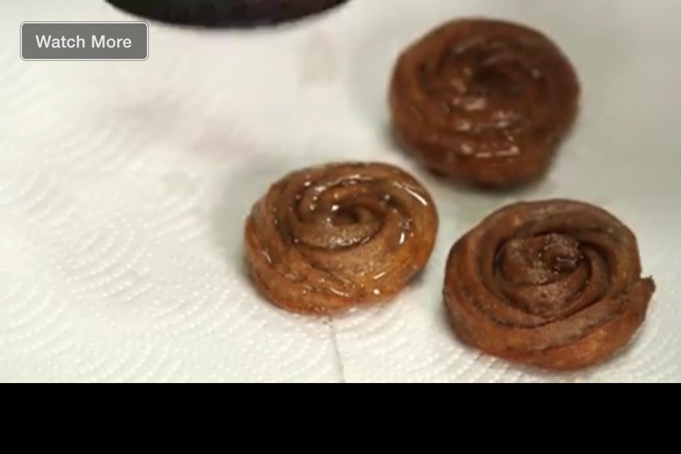 Set on towel to dry oil