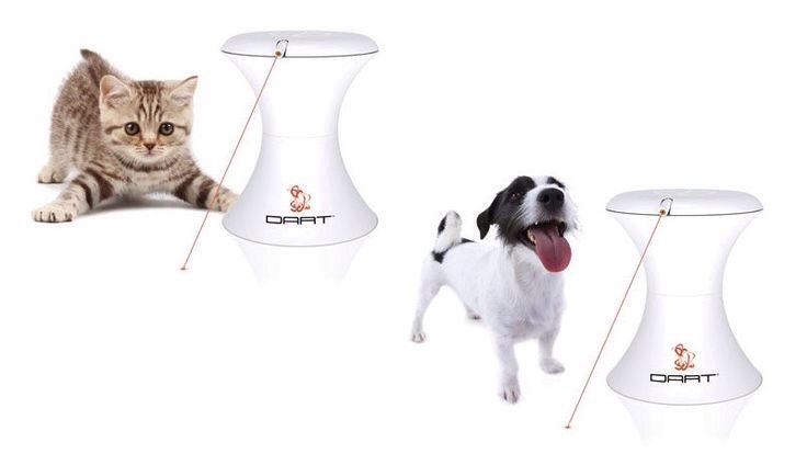3. Don’t have time to play with your pet? The FroliCat DART TR1 Automatic Rotating Laser Pet Toy has 16 exciting play combinations with various speed to keep them busy.
$27.95