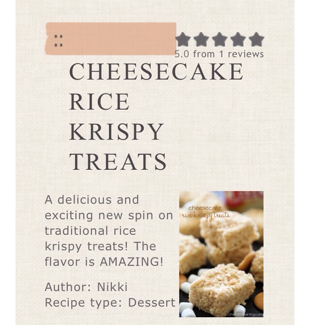 Cheesecake Rice Krispy Treats!! π°π₯π°π₯