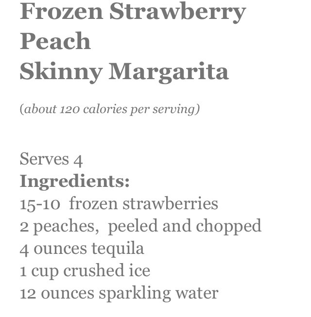 4 SKINNY Margaritas!