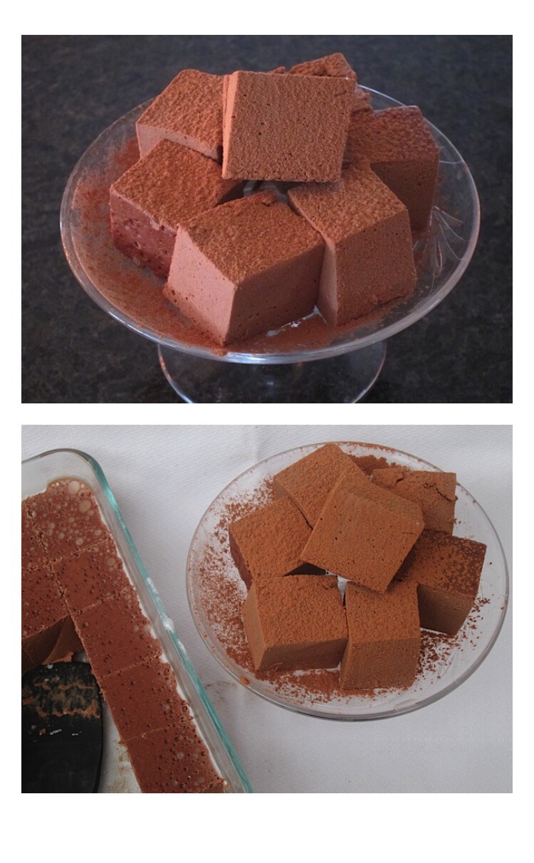 Healthy Hot Chocolate Squares