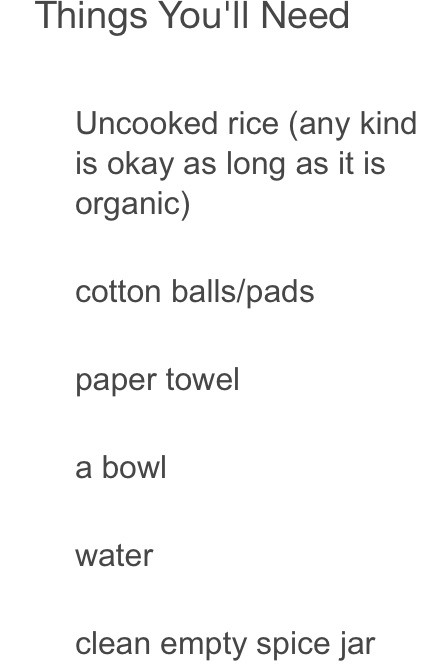 RICE WATER FOR FACE & HAIR