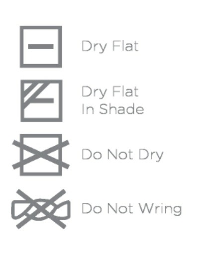 & More Drying symbols. 