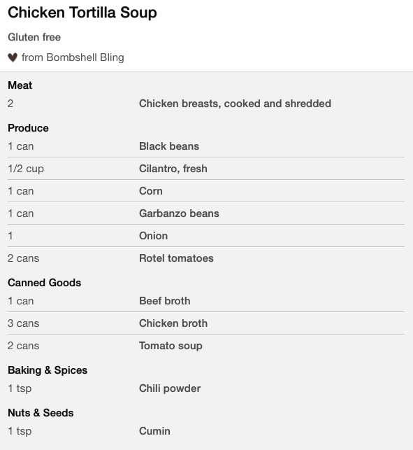 Chicken Tortilla Soup Recipe 