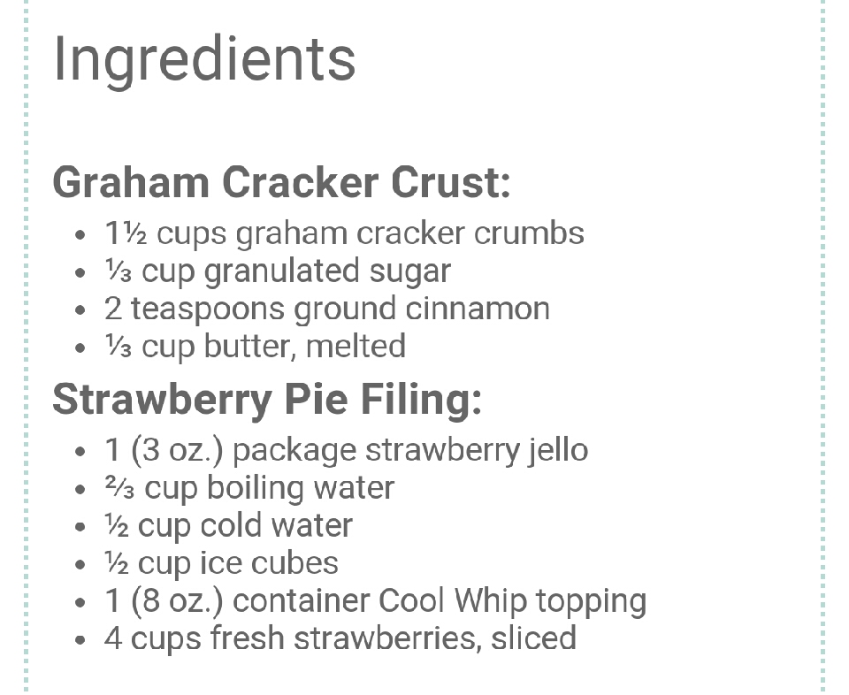 Strawberry Jello Pie! #Delicous