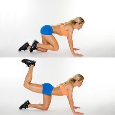 20 Glute kickback