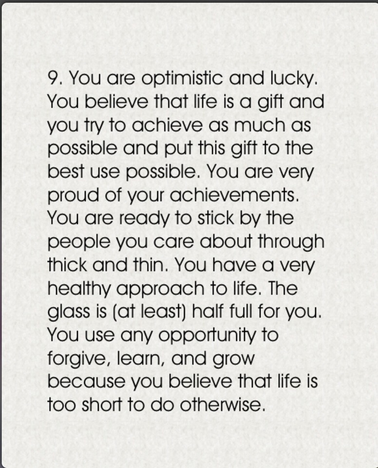 Personality Test (omg It Works So Well)