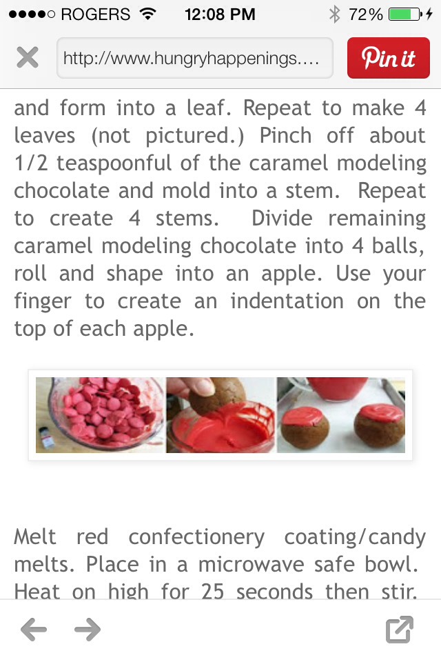 Inside Out Chocolate Caramel Apples. Great For Teachers!