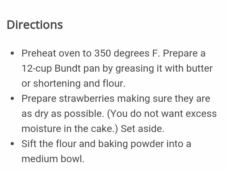 Finally the Directions 😁