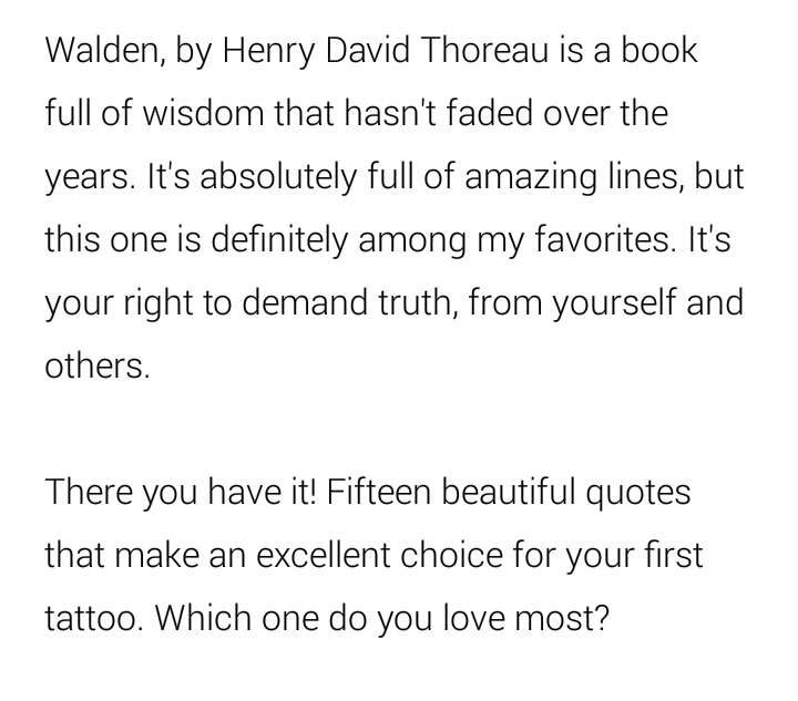 15 Tattoo Quotes From Classic Literature For Your First Tattoo!
