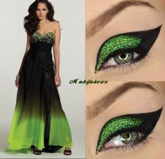 Beautiful Green Eye Shadow Look😍❤️✅