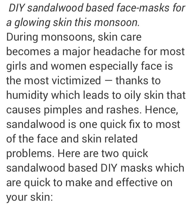 Quick Homemade Face Mask