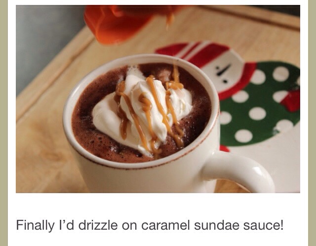 ✨Caramel Cream Hot Chocolate✨