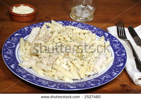 Mix pasta and sauce. Boom dinner is served. I like to serve steamed broccoli or oven cooked asparagus with it.  