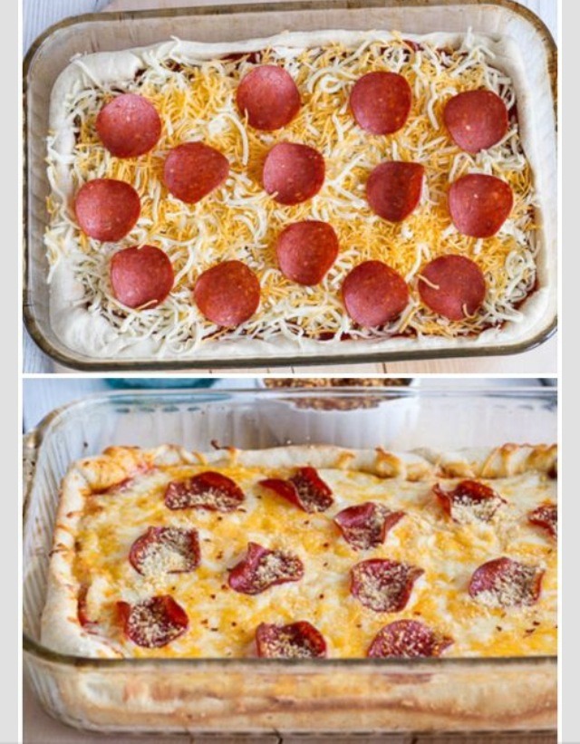 👍❤️Delicious Deep Dish Pizza Casserole ❤️👍