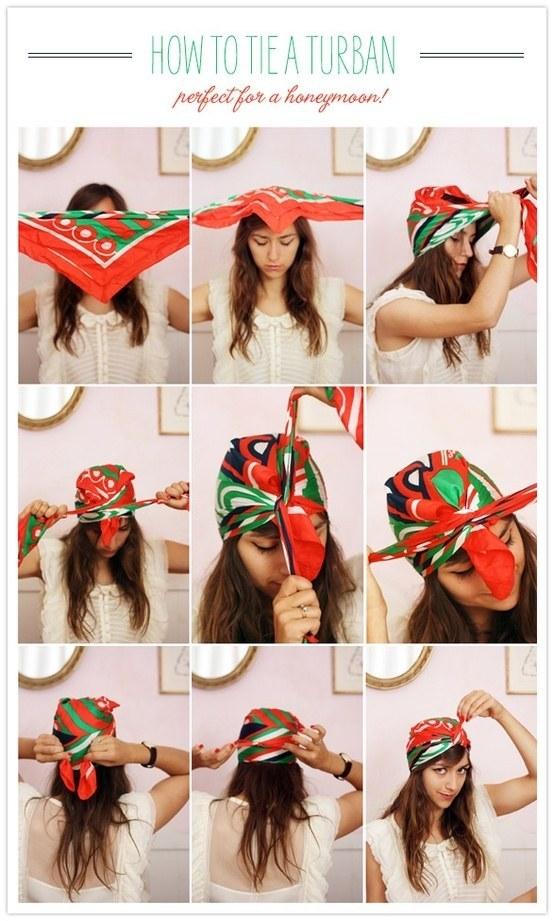 11. Of course, if you’re having a really bad hair day, you could cover it all up with a turban.
