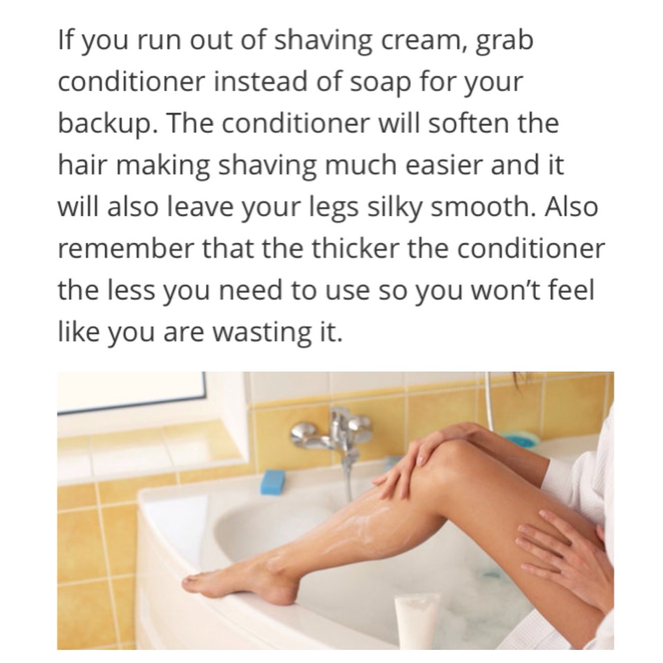 Shave with Conditioner