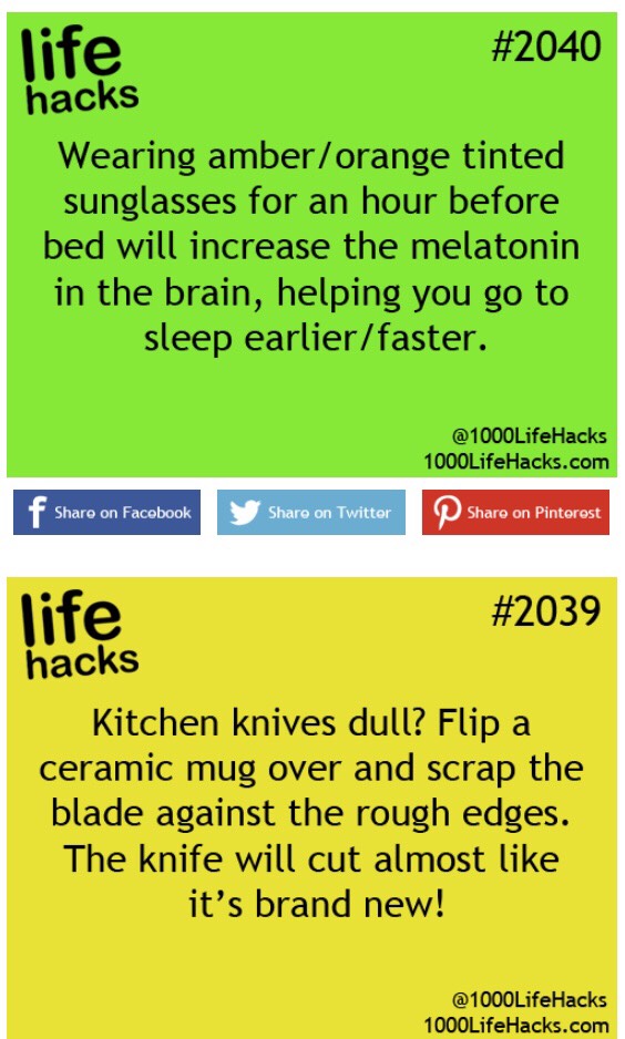 Some Day To Day Life Hacks 😉