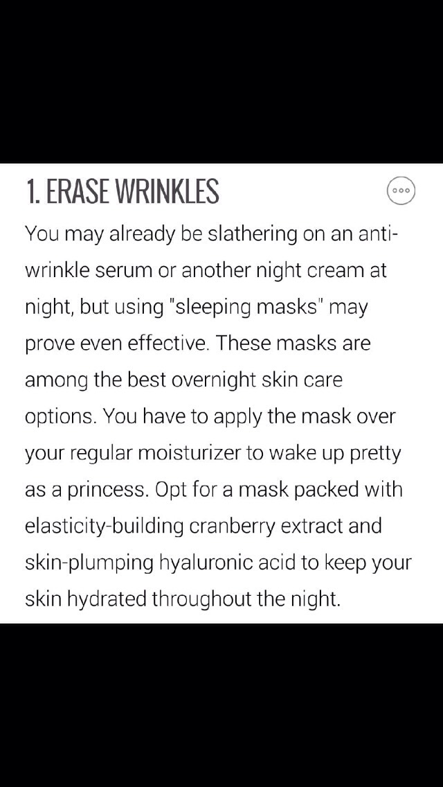 Overnight Beauty Tips! ✨
