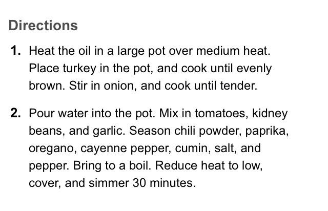 Simple Turkey Chili - Healthier Than Beef!