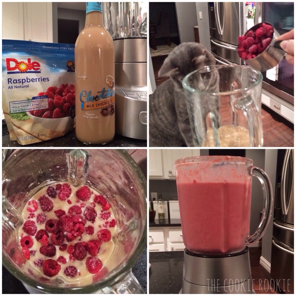 Raspberry Chocolate Wine Smoothie....So Delicious!!!