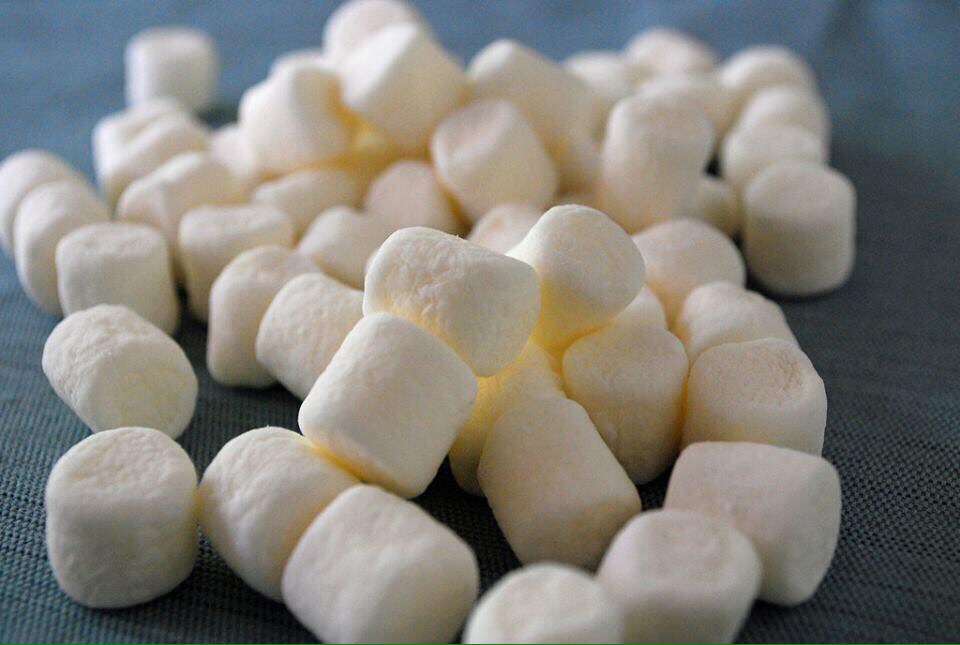 If your child has a sore throat give them a few marshmallow it will soothe their throat 