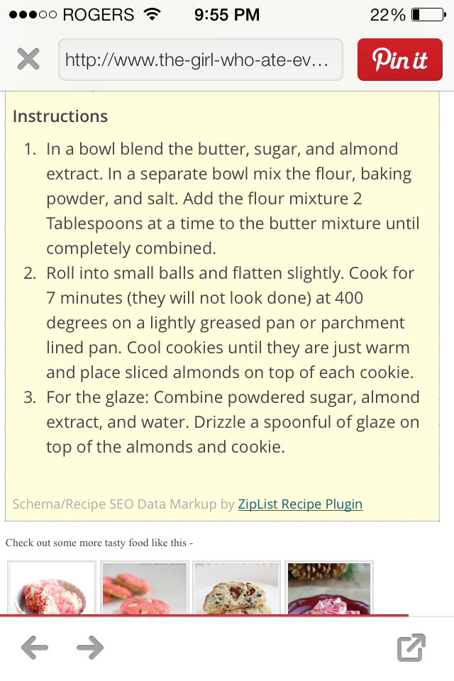 Almond Cookies