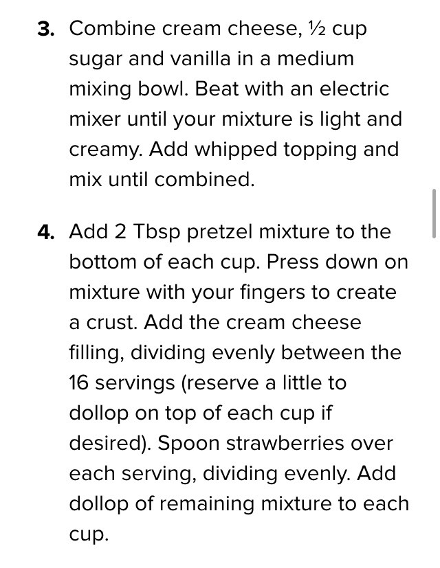 Strawberry Pretzel Sandbar Summertime Dessert Cups!