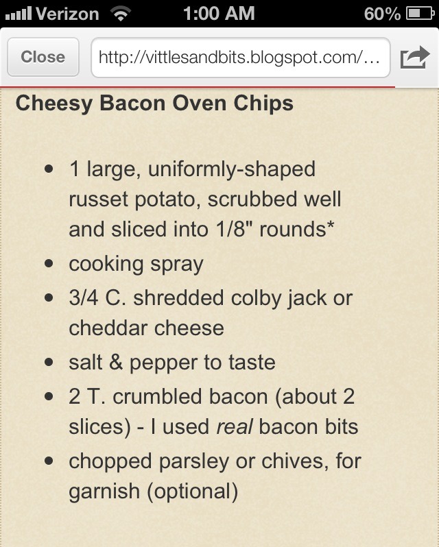 Baked Loaded Cheesy Potato Chips! 