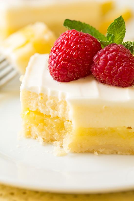 Cheesecake Lemon Bars  