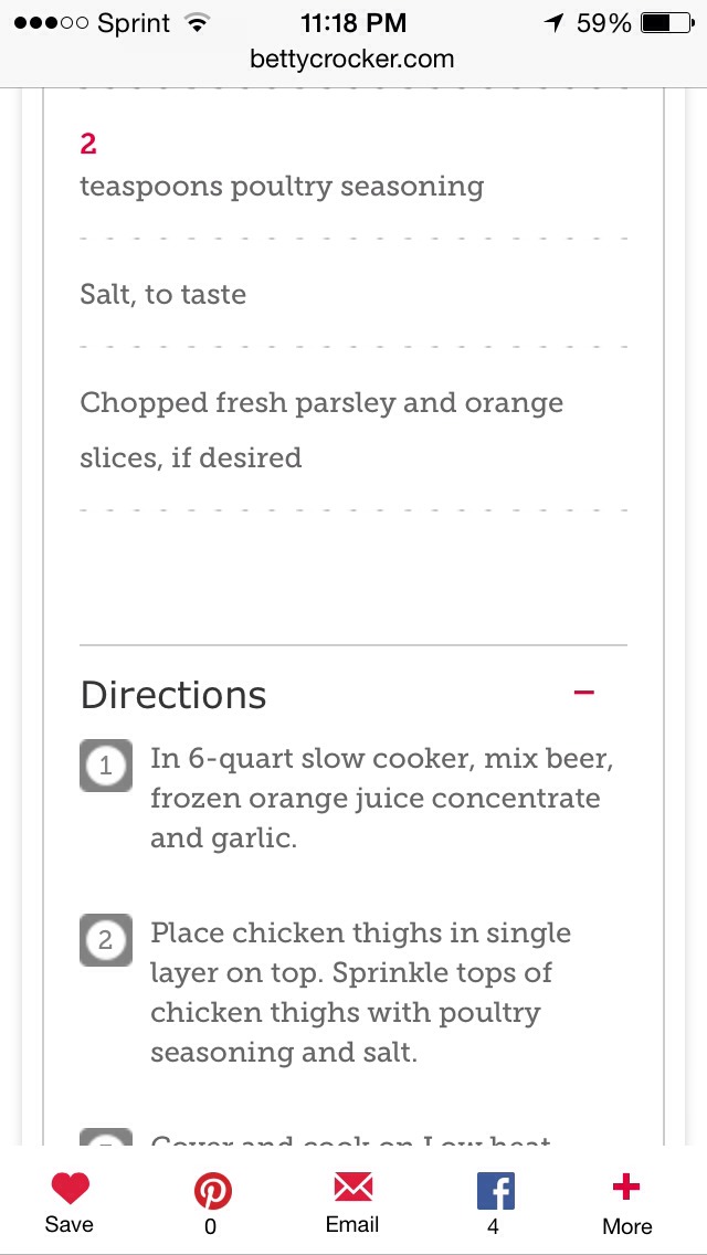 Slow-Cooker Beer-Orange Chicken