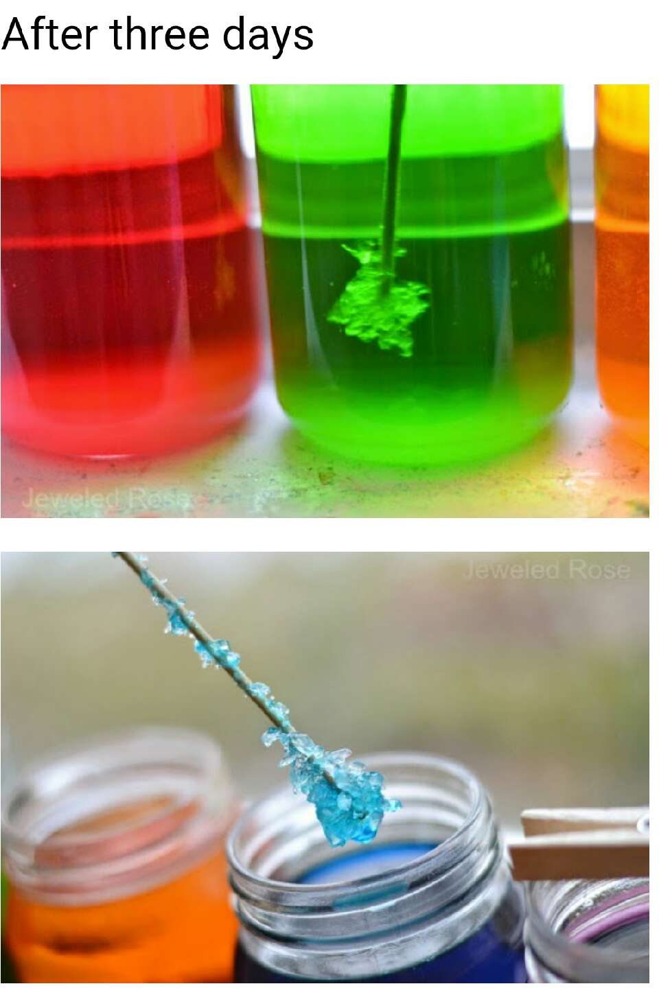 Rock Candy Experiment