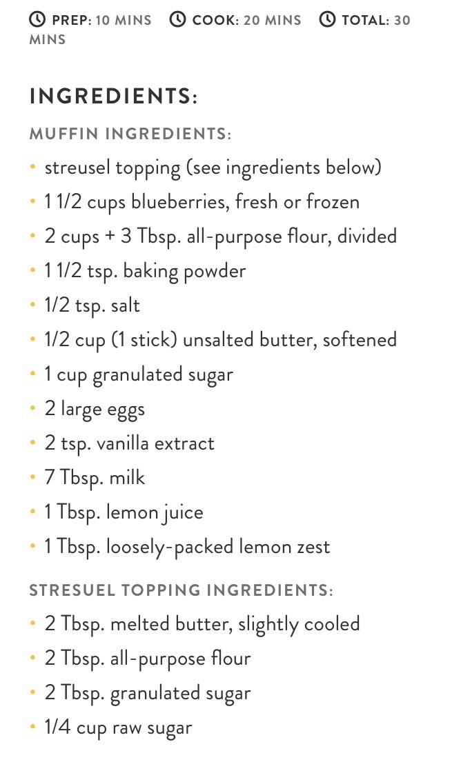 Blueberry Lemon Muffins! 