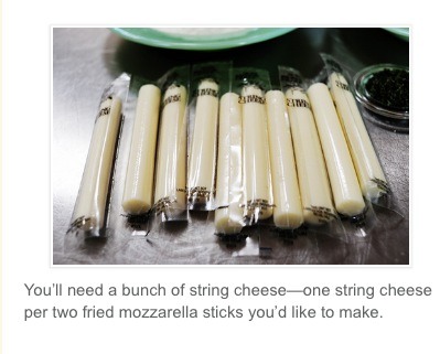 Mozzerela Sticks Recipe!!!
 