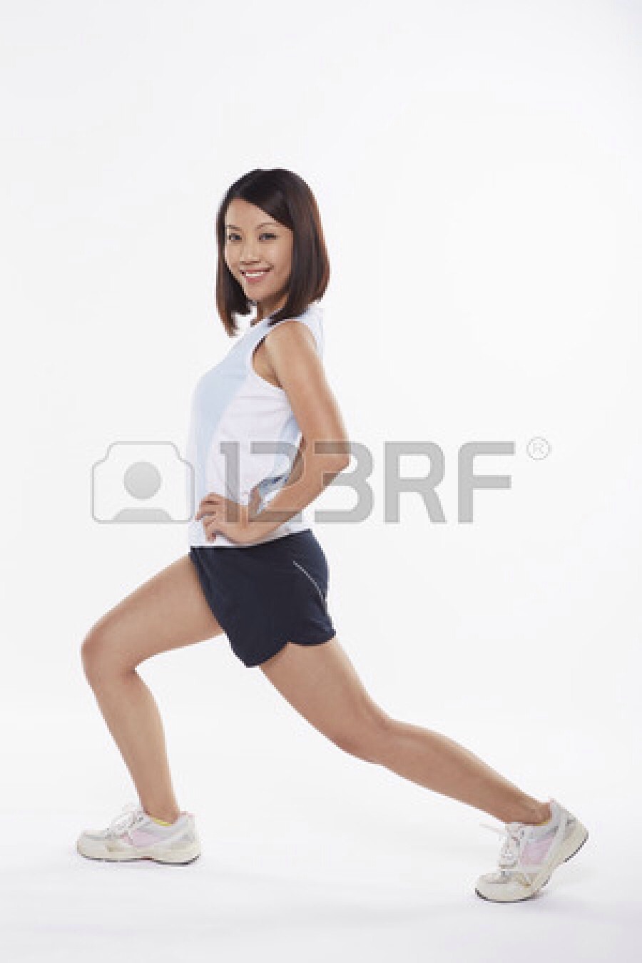 For your lunges; to stretch yourself that bit more, try and always keep the soul of your backwards foot on the ground to stretch your hamstrings; which will be needed for the correct running form and technique.