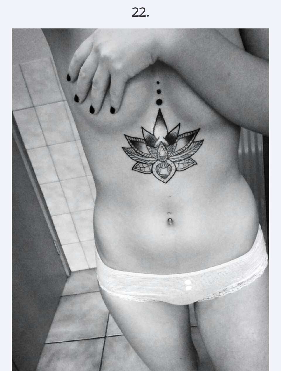 30 Sexy Under Breast Tattoos  You Won't  Be Able To Take Your Eyes Off Of!