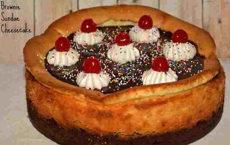 Hot Fudge Brownie Cheesecake💛