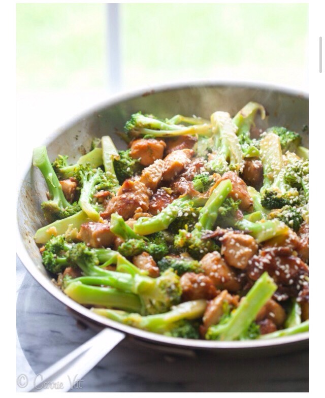 Orange Chicken Stir-fry with Broccoli (Paleo & Grain-free)