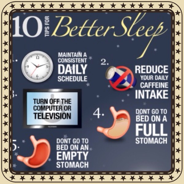 10 Tips For A Better Nights Sleep!!!!!